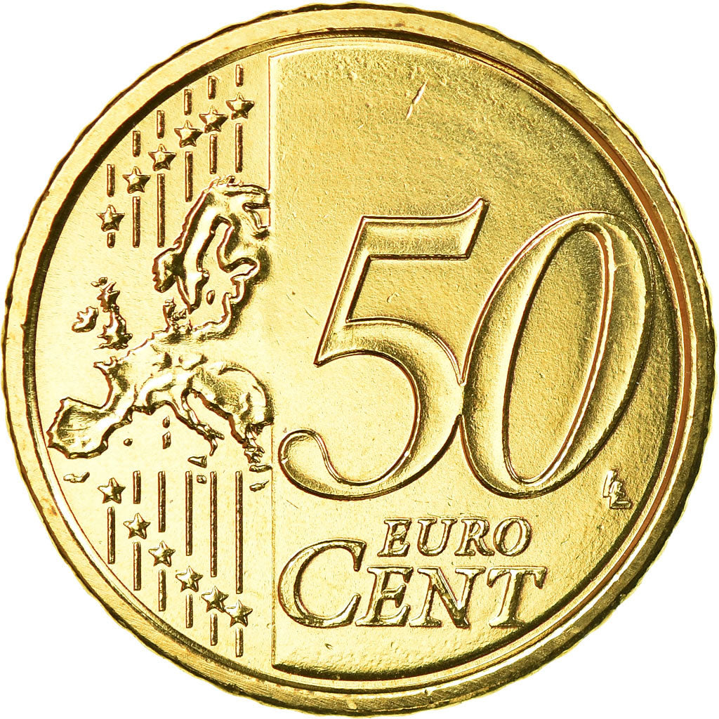 San Marino, 50 Euro Cent, 2012, MS(63), Brass, KM:484