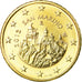 San Marino, 50 Euro Cent, 2012, MS(63), Brass, KM:484