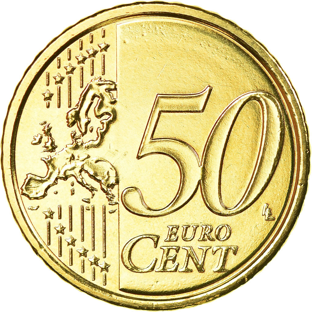 San Marino, 50 Euro Cent, 2012, MS(63), Brass, KM:484