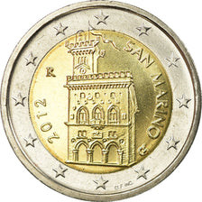 San Marino, 2 Euro, 2012, MS(63), Bi-Metallic, KM:486