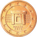 Malta, 2 Euro Cent, 2011, SPL, Acciaio placcato rame, KM:126