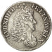 FRANCE, 1/2 Écu de Flandre, 1/2 ECU, 1687, Lille, KM #262.4, EF(40-45), Silver, 