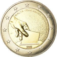 Malta, 2 Euro, First elected representatives, 2011, UNZ, Bi-Metallic, KM:144