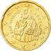 San Marino, 20 Euro Cent, 2003, AU(55-58), Brass, KM:444