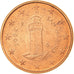 San Marino, Euro Cent, 2004, SPL-, Acciaio placcato rame, KM:440