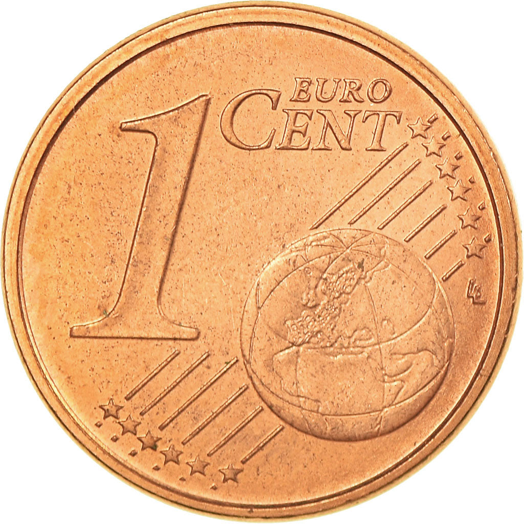 San Marino, Euro Cent, 2004, AU(55-58), Aço Cromado a Cobre, KM:440
