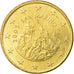 San Marino, 50 Euro Cent, 2005, AU(55-58), Brass, KM:Pn6
