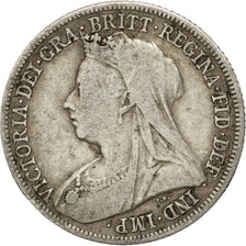GREAT BRITAIN, Shilling, 1899, KM #780, VF(30-35), Silver, 23.5, 5.56