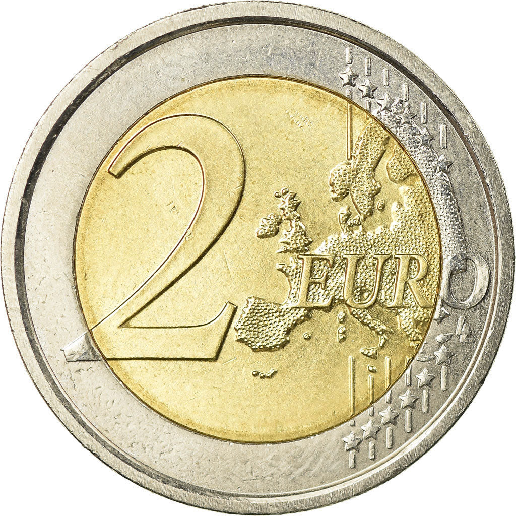 San Marino, 2 Euro, 2010, AU(55-58), Bi-Metallic, KM:486