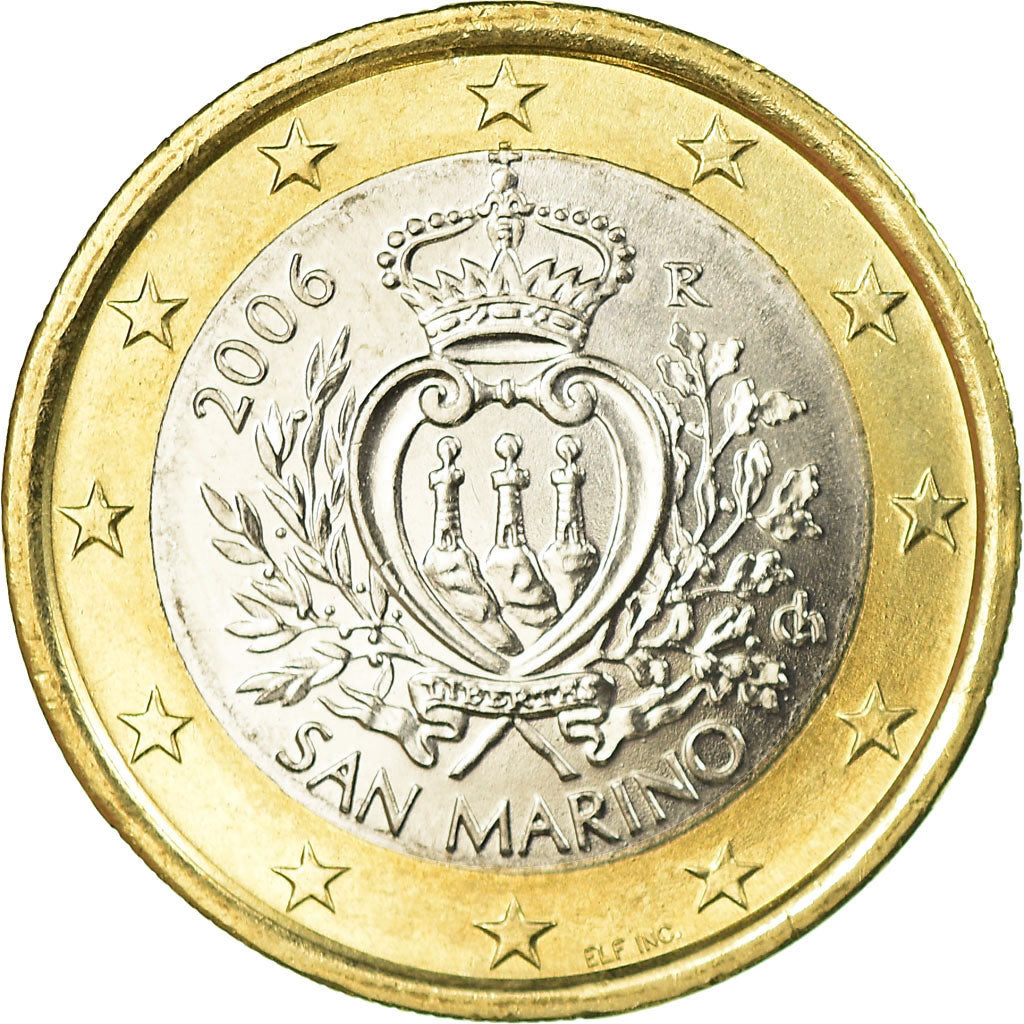 San Marino, Euro, 2006, MS(63), Bi-Metallic, KM:446