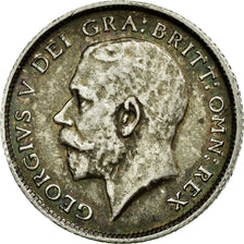 Coin, Great Britain, George V, 6 Pence, 1914, AU(50-53), Silver, KM:815