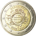 Niederlande, 2 Euro, 10 ans de l'Euro, 2012, STGL, Bi-Metallic, KM:308