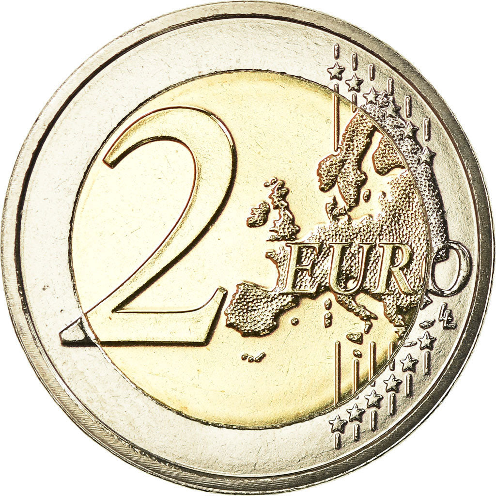 Niederlande, 2 Euro, 10 ans de l'Euro, 2012, STGL, Bi-Metallic, KM:308