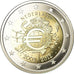 Netherlands, 2 Euro, 10 ans de l'Euro, 2012, Proof, MS(65-70), Bi-Metallic