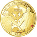 Francja, 5 Euro, Europa, 2012, Proof, MS(65-70), Złoto, Gadoury:EU530, KM:1851