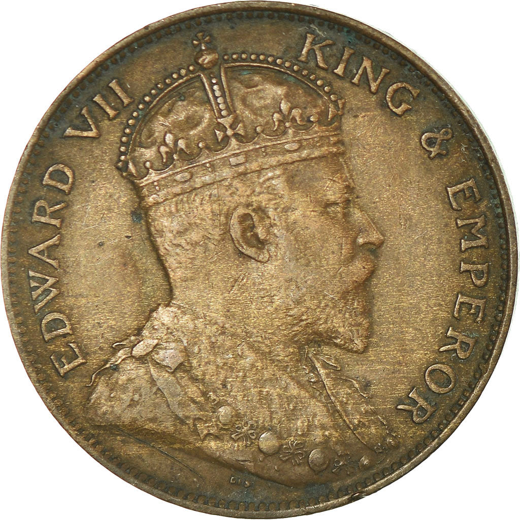Coin, Jersey, Edward VII, 1/24 Shilling, 1909, EF(40-45), Bronze, KM:9