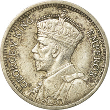 Coin, New Zealand, George V, 3 Pence, 1936, EF(40-45), Silver, KM:1
