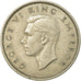 Moneta, Nuova Zelanda, George VI, Shilling, 1947, BB, Rame-nichel, KM:9a