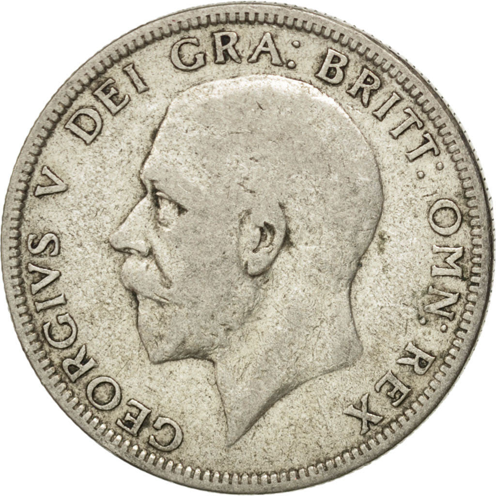 GREAT BRITAIN, Florin, Two Shillings, 1928, KM #834, VF(20-25), Silver, 28.3,...