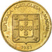 Coin, Macau, 20 Avos, 1983, EF(40-45), Brass, KM:21
