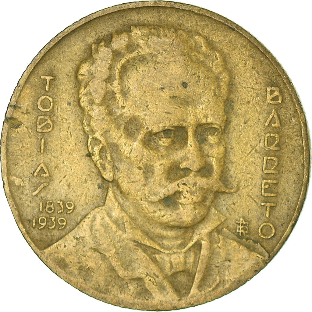 Monnaie, Brésil, 1000 Reis, 1939, TTB, Aluminum-Bronze, KM:550