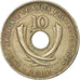 Moneta, AFRICA ORIENTALE, George V, 10 Cents, 1911, BB, Rame-nichel, KM:8