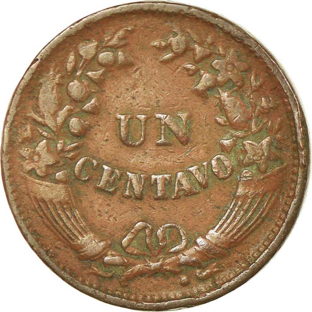 Moneda, Perú, Centavo, 1909, BC+, Bronce, KM:211
