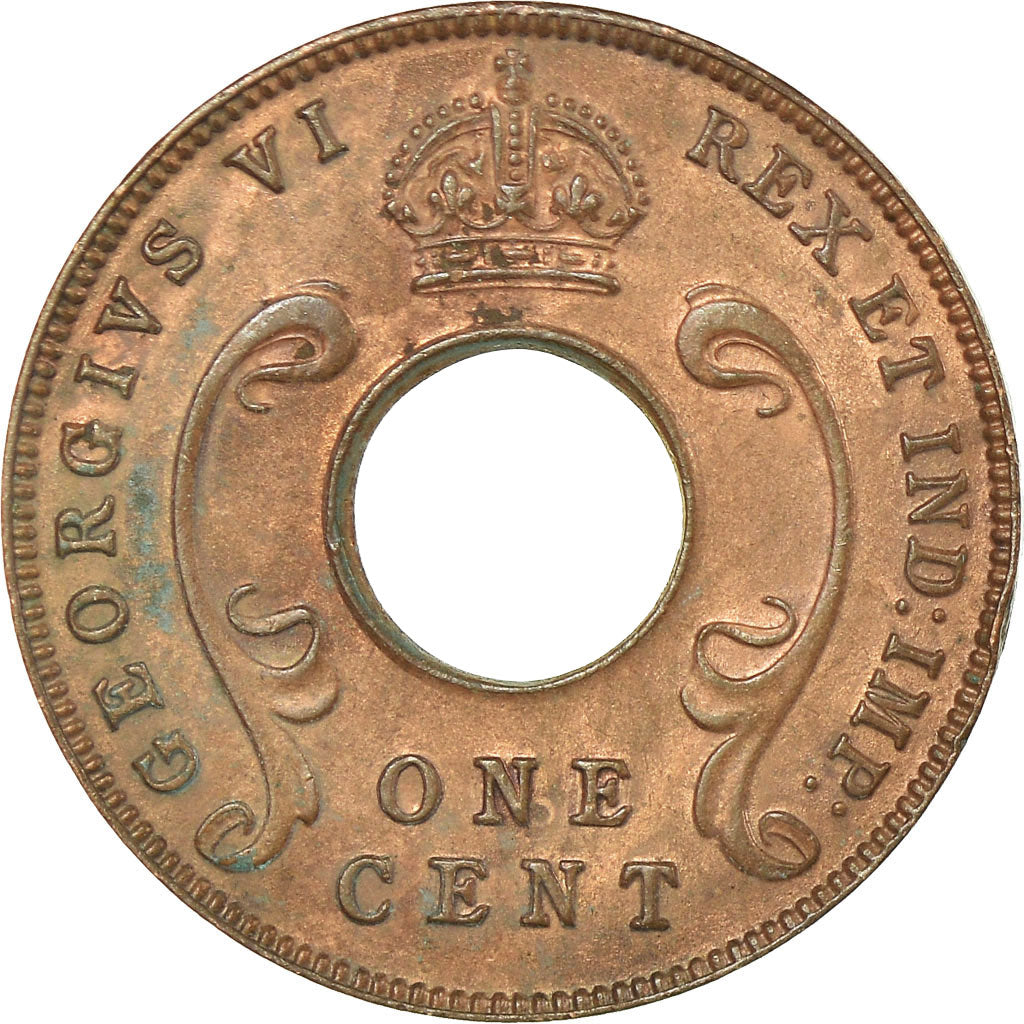 Coin, EAST AFRICA, George VI, Cent, 1942, EF(40-45), Bronze, KM:29