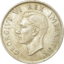Coin, South Africa, George VI, 2-1/2 Shillings, 1941, EF(40-45), Silver, KM:30
