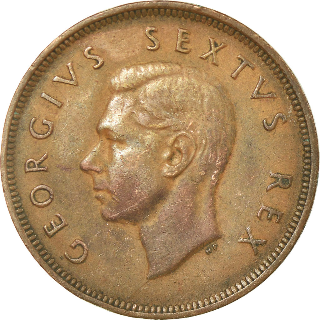 Coin, South Africa, George VI, Penny, 1952, EF(40-45), Bronze, KM:34.2