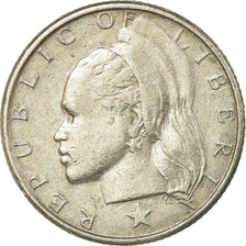 Coin, Liberia, 10 Cents, 1975, EF(40-45), Copper-nickel, KM:15a.2