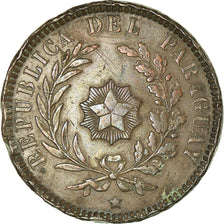 Moneda, Paraguay, 2 Centesimos, 1870, MBC, Cobre, KM:3