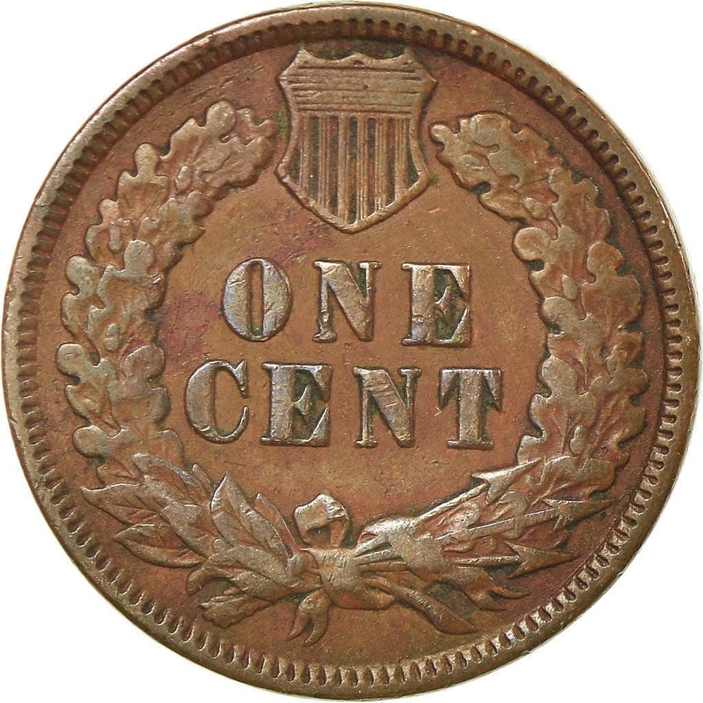 Coin, United States, Indian Head Cent, Cent, 1896, U.S. Mint, Philadelphia