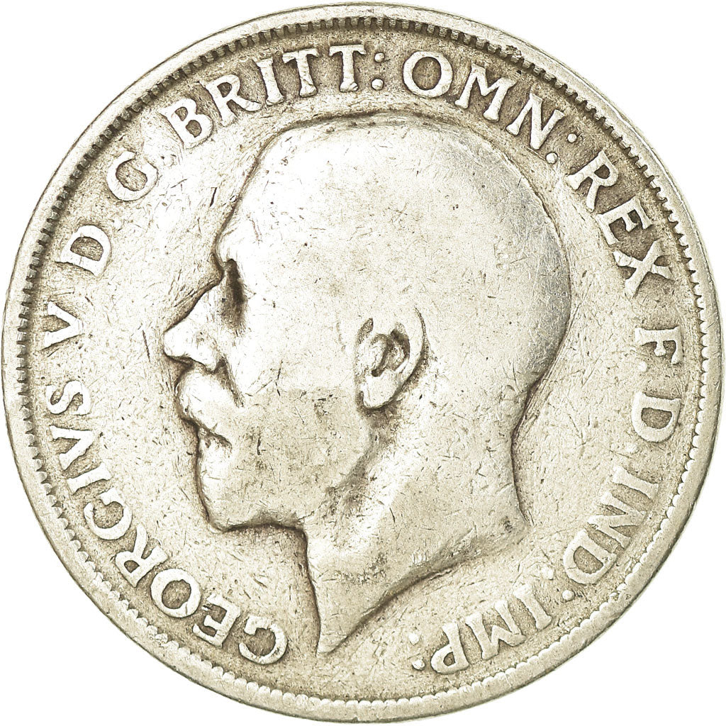 Monnaie, Grande-Bretagne, George V, Florin, Two Shillings, 1919, TB, Argent