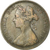 Coin, Great Britain, Victoria, 1/2 Penny, 1877, VF(30-35), Bronze, KM:754