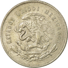 Coin, Mexico, 25 Centavos, 1950, Mexico City, EF(40-45), Silver, KM:443