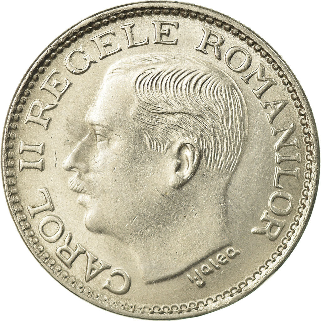 Münze, Rumänien, Carol II, 100 Lei, 1936, VZ, Nickel, KM:54