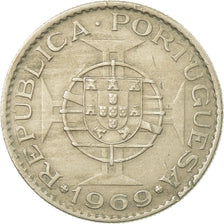 Coin, Angola, 10 Escudos, 1969, EF(40-45), Copper-nickel, KM:79