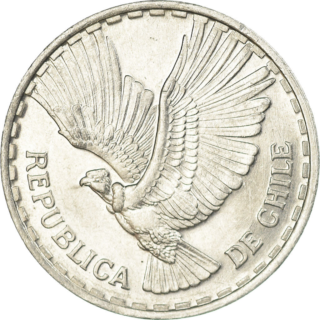 Coin, Chile, Centesimo, 1961, AU(55-58), Aluminum, KM:189