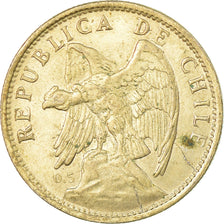 Coin, Chile, Peso, 1922, AU(55-58), Silver, KM:152.5