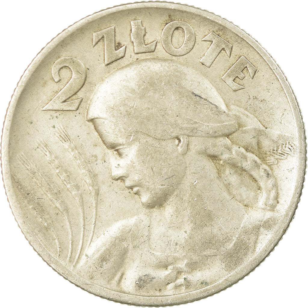 Coin, Poland, 2 Zlote, 1925, EF(40-45), Silver, KM:16