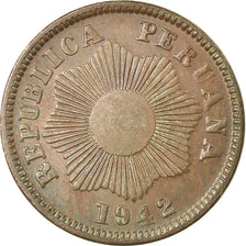 Münze, Peru, Centavo, 1942, SS, Bronze, KM:208a