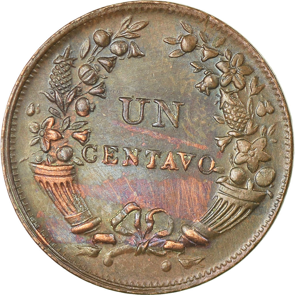 Münze, Peru, Centavo, 1942, SS, Bronze, KM:208a