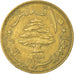 Monnaie, Lebanon, 10 Piastres, 1955, Paris, TTB, Aluminum-Bronze, KM:23