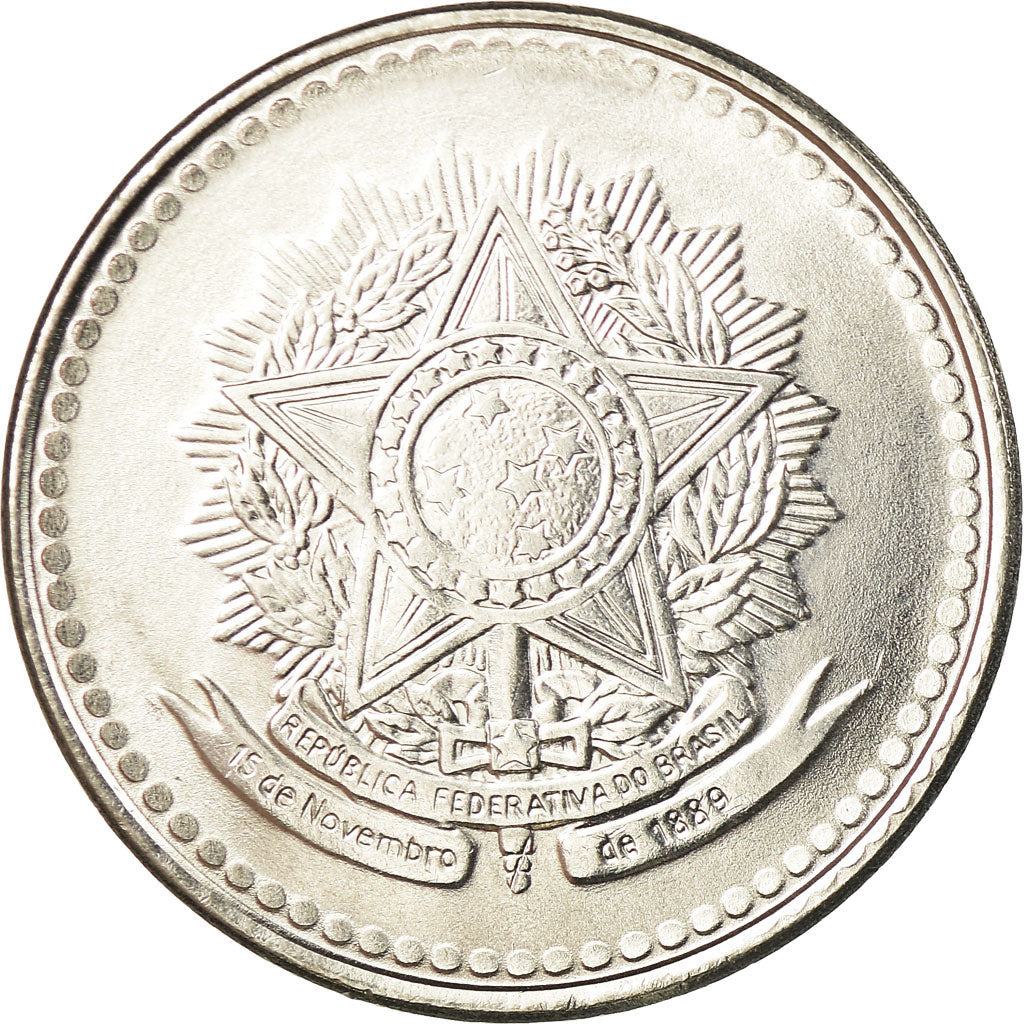 Monnaie, Brésil, 10 Cruzados, 1987, SUP, Stainless Steel, KM:607