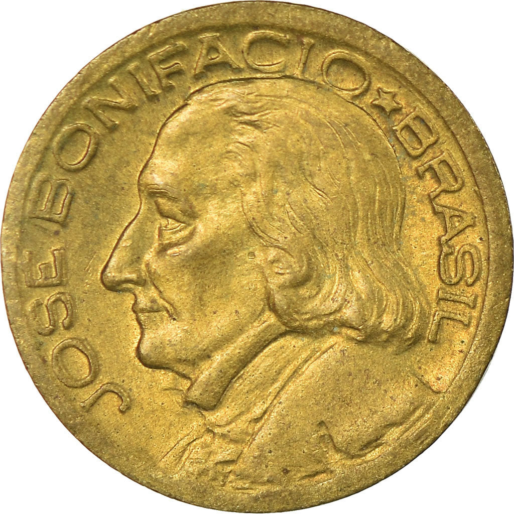 Coin, Brazil, 10 Centavos, 1948, EF(40-45), Aluminum-Bronze, KM:561