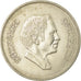 Coin, Jordan, Hussein, 1/4 Dinar, 1981, EF(40-45), Copper-nickel, KM:41