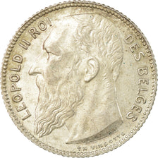 Coin, Belgium, Franc, 1909, AU(55-58), Silver, KM:56.1