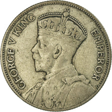 Coin, New Zealand, George V, Florin, 1934, VF(30-35), Silver, KM:4