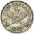 Moneta, Nowa Zelandia, George VI, 3 Pence, 1952, EF(40-45), Miedź-Nikiel, KM:15